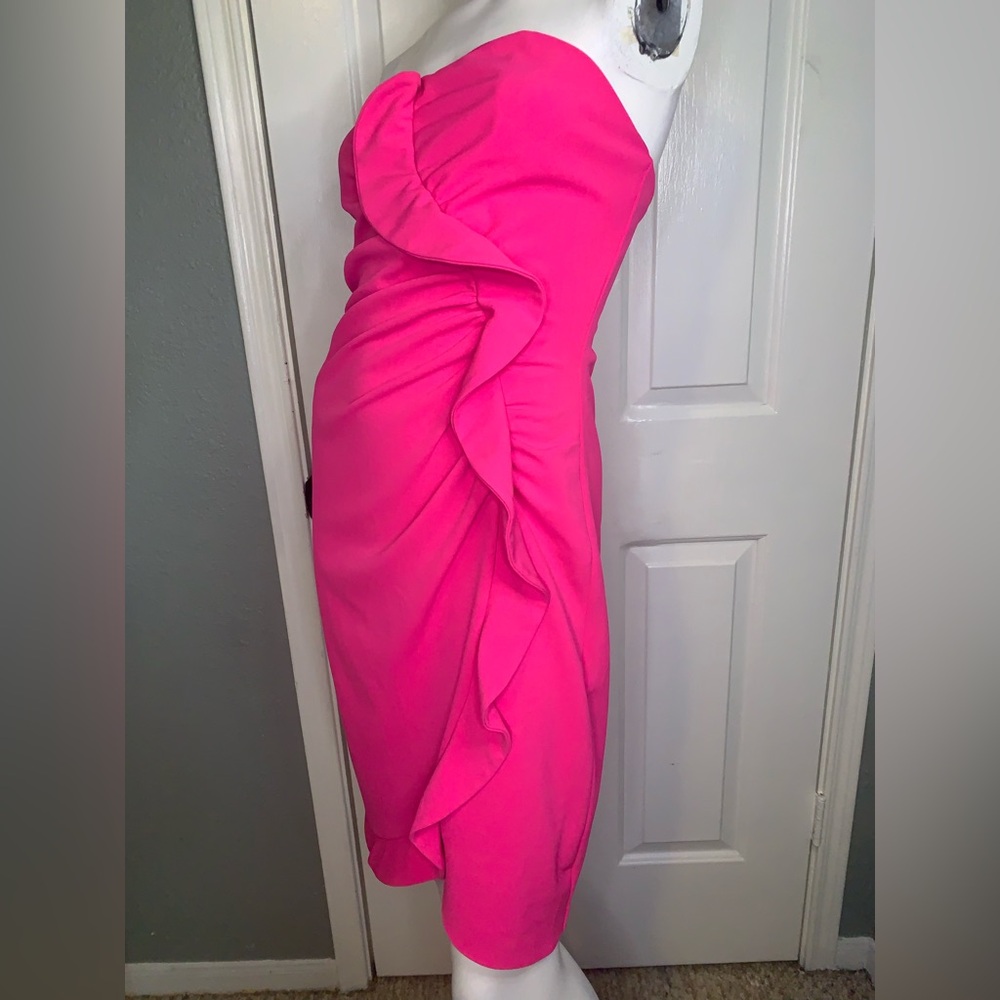Alexia Admor One Shoulder Pink Dress Size Medium